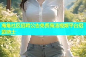 海角社区招聘公告免费高清视频平台招贤纳士