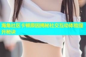 海角社区卡顿原因揭秘社交互动体验提升秘诀