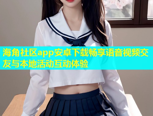 海角社区app安卓下载畅享语音视频交友与本地活动互动体验  第1张