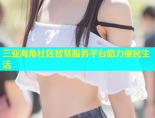 三亚海角社区智慧服务平台助力便民生活  第1张