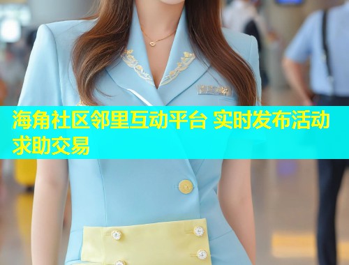 海角社区邻里互动平台 实时发布活动求助交易  第1张